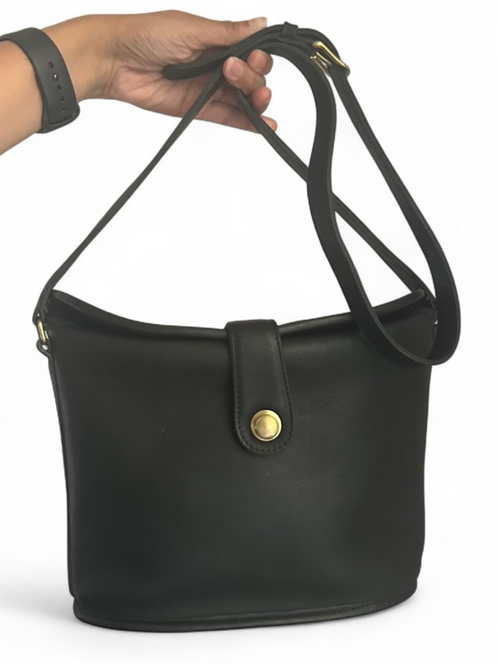 Coach Crossbody with Gold-Tone Snap